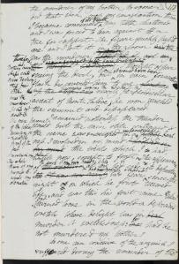Frankenstein manuscript